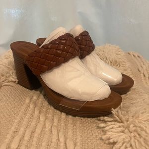 Braided Cognac Heels NEW
